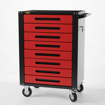 Тележка GAROPT инструментальная 8 ящиков, серия "High",высота 1040мм GTH8.RED