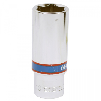 Головка KING TONY торцевая глубокая шестигранная 3/8", 18 мм