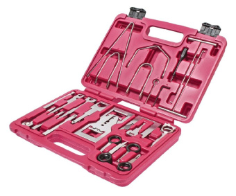 Набор инструментов для демонтажа авторадиоаппаратуры 46 предметов универсальный в кейсе JTC