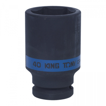 Головка KING TONY торцевая ударная глубокая шестигранная 3/4", 40 мм