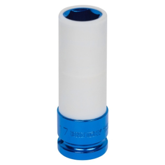 Головка King Tony торцевая ударная глубокая 1/2", 17 мм, тонкостенная, пластиковая защита