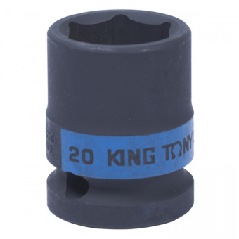 Головка KING TONY торцевая ударная шестигранная 1/2", 20 мм