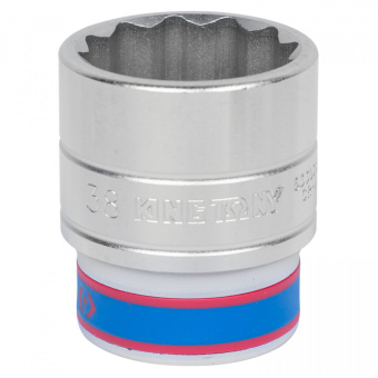 Головка торцевая стандартная двенадцатигранная 3/4", 38 мм KING TONY 633038M