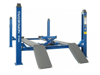 Подъемник четырехстоечный Nordberg 4.5 т, с ручной траверсой 3 т N433, 380 В