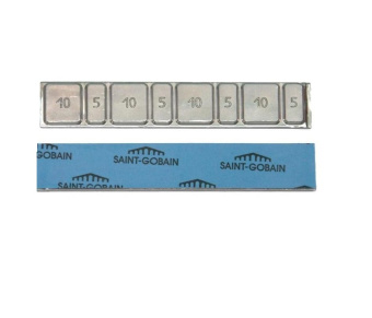 Груз CLIPPER самоклеящийся тонкий на ленте "Saint-Gobain" 19 мм. 60 гр. 4x5g-4x10g *50шт