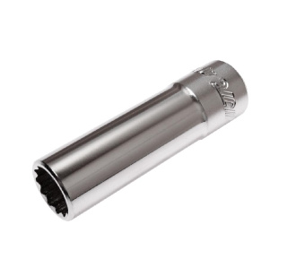 Головка торцевая 1/2" 15мм 12-ти гранная глубокая L=76мм JTC