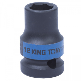 Головка KING TONY торцевая ударная шестигранная 1/2", 12 мм