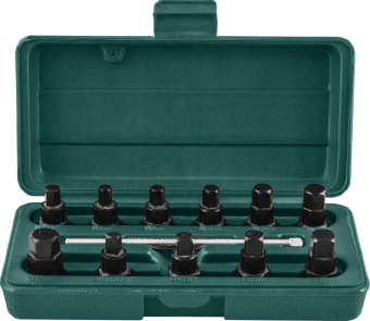 Комплект Jonnesway для откручивания масляных пробок, 12 предметов