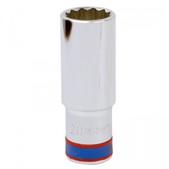 Головка KING TONY торцевая глубокая двенадцатигранная 1/2", 20 мм