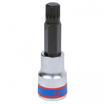 Насадка (бита) торцевая 1/2", SPLINE, M12, L = 80 мм KING TONY 403612