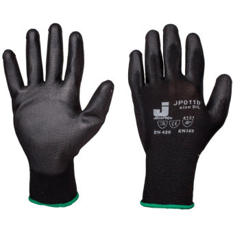 Перчатки JETA SAFFETY Защитные перчатки с ПУ покрытием, размер 10 XL*12 пар