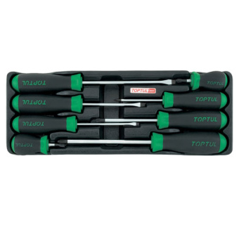 Набор TOPTUL отверток из 8 шт. на ложементе
