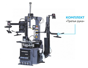 Станок шиномонтажный Nordberg автомат, инверторный, стол с накладками, 220 В, серый