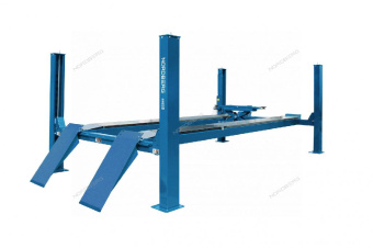 Подъемник NORDBERG 4-х стоечный 6,5 т, c пневмогидравлической траверсой