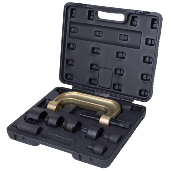 Набор МАСТАК оправок для монтажа и демонтажа сайлентблоков MB, кейс, 8 предметов