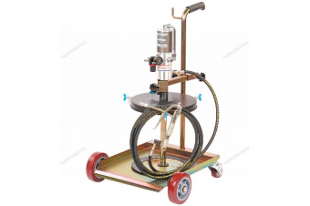 Установка Nordberg пневматическая для раздачи густой смазки из бочек 20-60 л, с тележкой