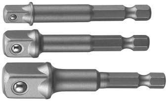 Набор Ombra адаптеров для механизированного инструмента, 3 предмета.