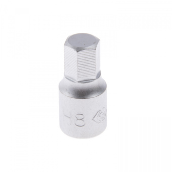 Насадка KING TONY (бита) торцевая 1/4", HEX, 8 мм, L = 25 мм