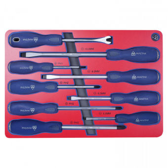 Набор МАСТАК отверток силовых, ложемент, 9 предметов