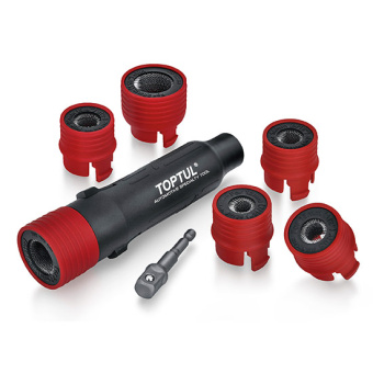 Набор TOPTUL шпилек насадок для чистки колесных 8 предметов