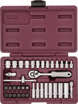 Набор Thorvik инструмента 1/4"DR, 38 предметов