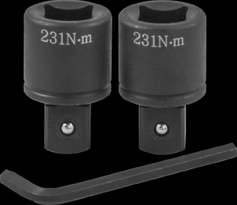 Редуктор Jonnesway усилитель крутящего момента Мультипликатор 1/2" 231 Нм (F)*3/4" 1500 Нм (M)