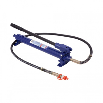 Насос гидравлический MACTAK одноступенчатый с ручным приводом, шлангом и переходником