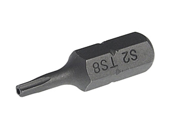 Бита JTC TORX TS8Hх25мм 1/4" 5-ти гранная с отверстием