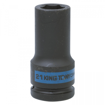 Головка KING TONY торцевая ударная глубокая шестигранная 3/4", 21 мм