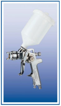 Краскопульт VOYLET AS-1001 дюза 1,7 с верхним бачком,600мл