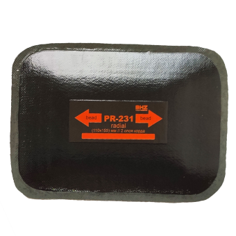 Пластырь BHZ Professional PR-231 110х155 мм, 2 слоя корда. 5 штук в упаковке