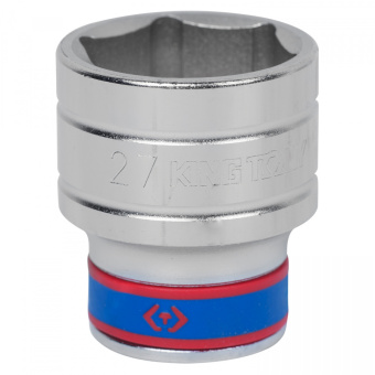 Головка KING TONY торцевая стандартная шестигранная 1/2", 27 мм