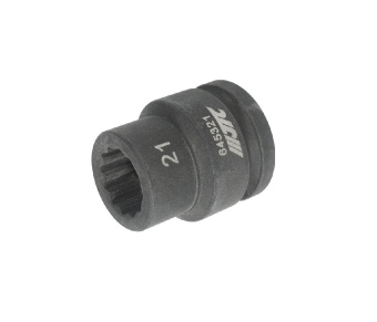 Головка торцевая 3/4" 21мм 12-ти гранная ударная L=51мм JTC