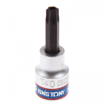 Насадка KING TONY (бита) торцевая 3/8", TORX, T40, L = 50 мм, с отверстием