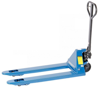 Тележка Nordberg складская гидравлическая 2,5 т, с полиуретановыми колесами (рохля)