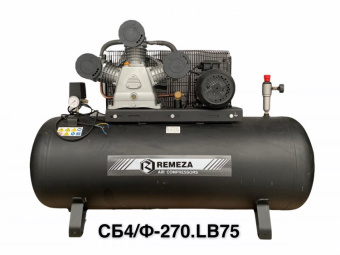 Компрессор Remeza поршневой СБ4/С-270.LB75: 950л/мин., ресивер 270л. 5,5 кВт, 380В