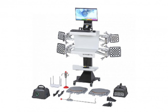 Стенд Nordberg сход-развал 3D модель для ям и подъемников, серый