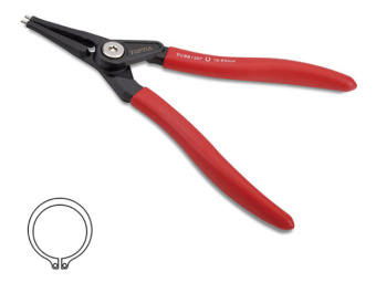 Съемник TOPTUL внешних стопорных колец прямой 19-60 мм, 175 мм усиленный