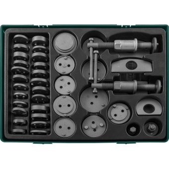 Набор Jonnesway для возврата поршней дисковых тормозов  42 предмета (ложемент)