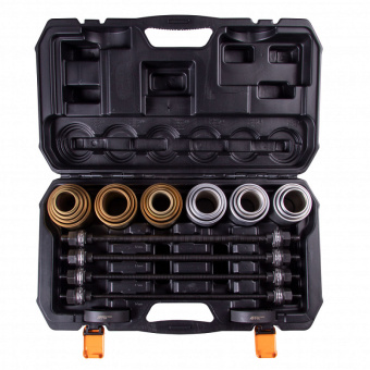 Набор оправок AFFIX для монтажа и демонтажа сайлентблоков, кейс, 26 предметов