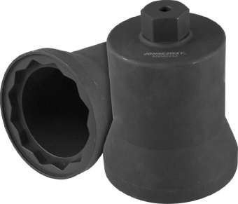 Головка Jonnesway торцевая с внешним приводом Н36 мм, 12-гранная, 95 мм, для ступичных гаек грузовых