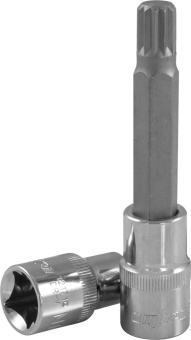 Насадка Ombra торцевая 1/2"DR с вставкой-битой SPLINE, M5, 100 мм