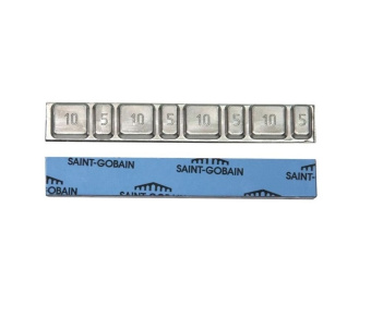 Груз CLIPPER самоклеящийся на ленте "Saint-Gobain" 15 мм. 60 гр. 4x5g-4x10g *50шт