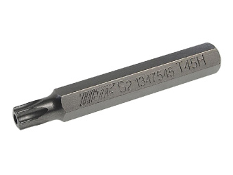 Бита TORX Т45Hх75мм 10мм удлиненная JTC