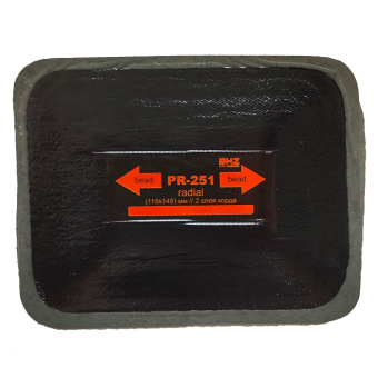 Пластырь BHZ Professional PR-251 115х145 мм, 2 слоя корда. 5 штук в упаковке