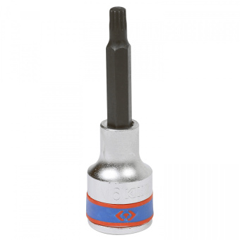 Насадка KING TONY (бита) торцевая 1/2", SPLINE, M06, L = 80 мм