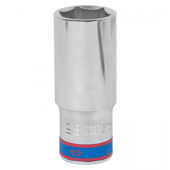Головка KING TONY торцевая глубокая шестигранная 1/2", 23 мм