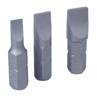 Набор KING TONY вставок (бит) 1/4", шлицевые, 4,5х0,6, 6,5х1,2, 8,0х1,2, 3 предмета