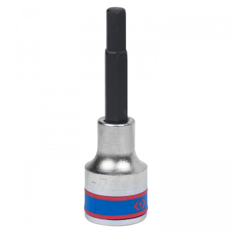 Насадка KING TONY (бита) торцевая 1/2", HEX, 7 мм, L = 80 мм