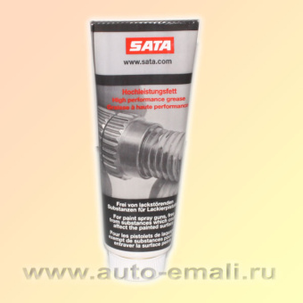 Смазка SATA для пистолетов, без силикона и кислоты, 100г
